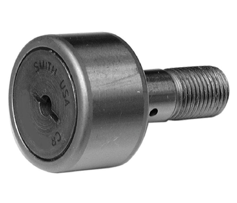 Smith Bearing CR-3/4 Cam Follower Needle Roller Bearing, Regular Stud with Screwdriver Slot, Unsealed, 0.750"