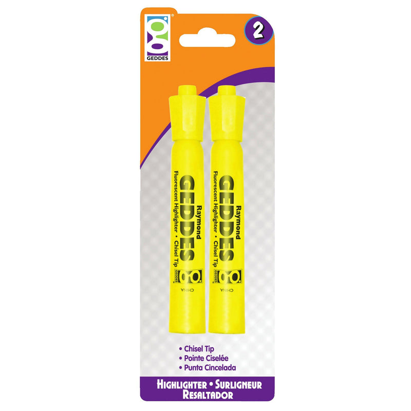 Geddes Home Office 2ct Highlighters - Set of 6