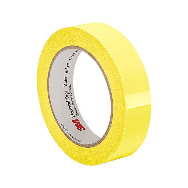 3M - 56 1.375" x 72yd 56 Yellow Polyester Film Electrical Tape, 1.375" width x 72yd length (1 roll)