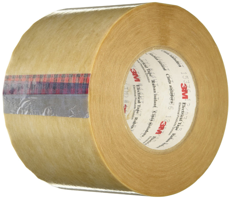 3M 44HT Tan High-Tack Electrical Tape, 0.625" Width x 90yd Length (1 roll) 90 Yards 0.625 inches Translucent 1