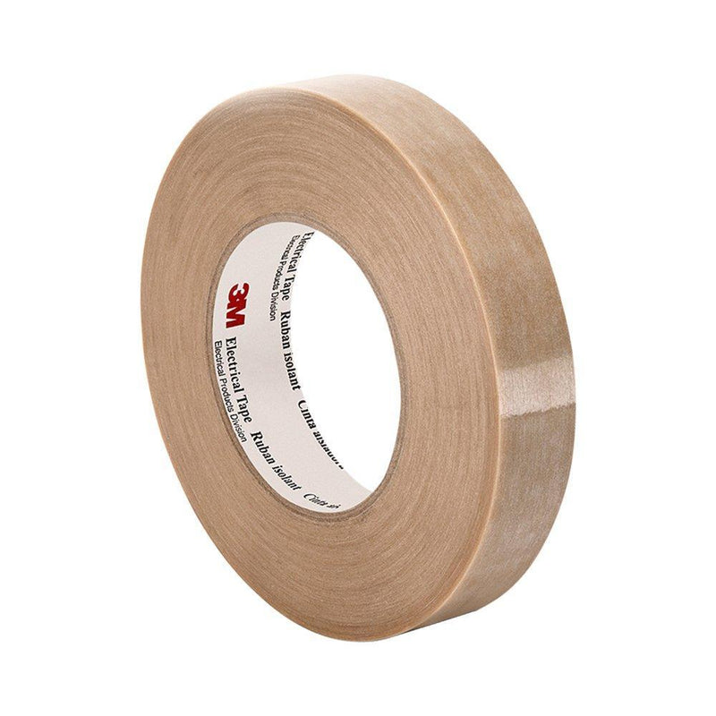 3M Electrical Tape 44, 1.125" width x 90yd length (1 roll), Tan, Low-Halogen