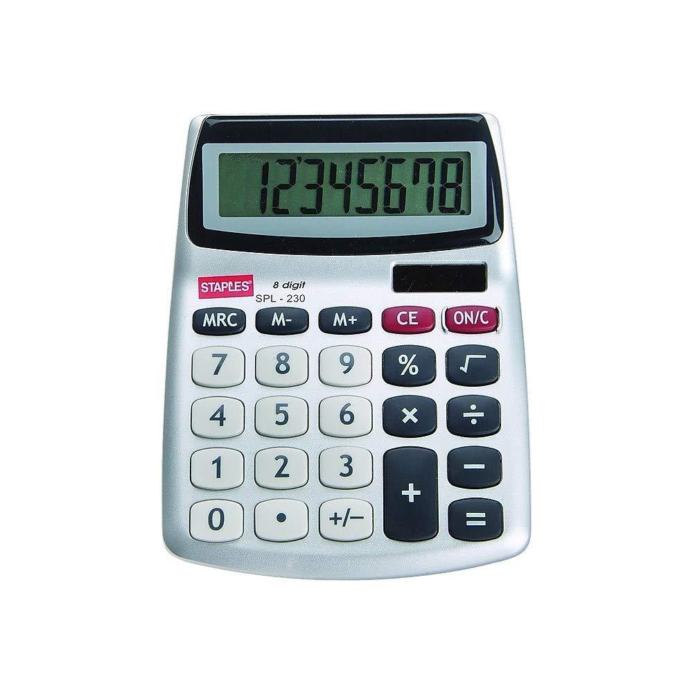 Staples 466465 Spl-230-Cc 8-Digit Display Calculator