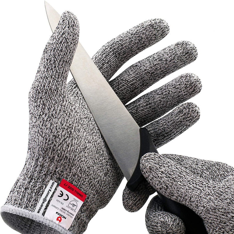 NoCry Cut Resistant Gloves - Ambidextrous, Food Grade, High Performance Level 5 Protection. Size Medium, Complimentary Ebook Included Original