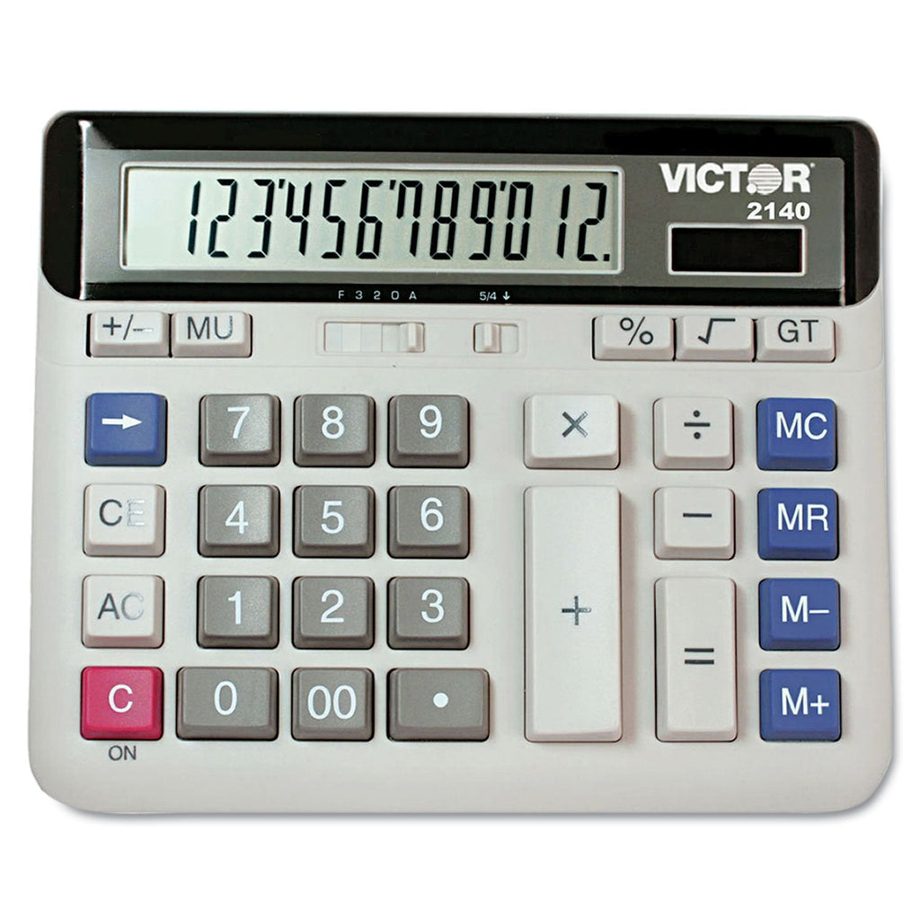 Victor 2140 2140 Desktop Business Calculator, 12-Digit LCD