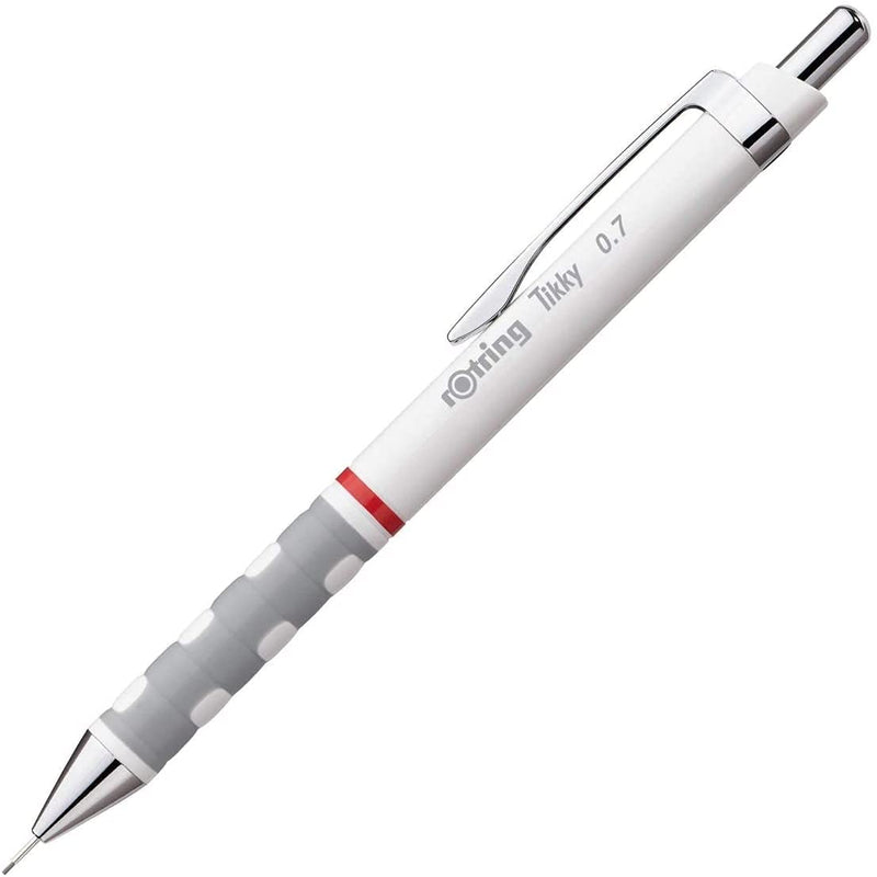 Rotring Tikky Mechanical Pencil HB 0.70mm - White Barrel x 1 single pencil 0.7mm