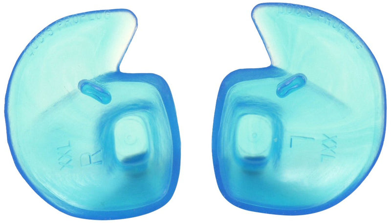 Doc's Proplugs DS02B Extra Small Non Vented Ear Plugs without Leash - Blue