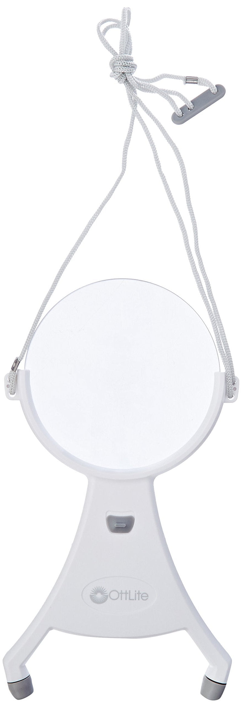 OttLite 4-Inch Hands-Free LED Magnifier - Adjustable Neck Cord, Acrylic Magnifier, Needlepoint, Sewing, Jewelry Making