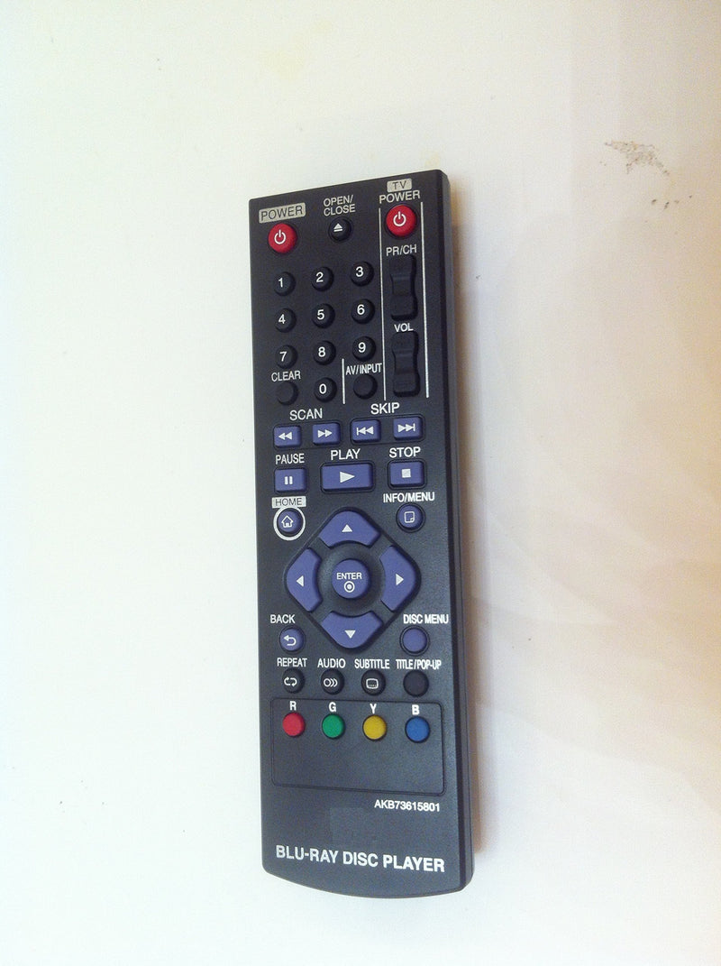 New Akb73615801 Blu-ray Disc Replaced Remote Control fit for Lg Bp125 Bp200 Bp220 Bp220n Bp320 Bp320n Bp325w