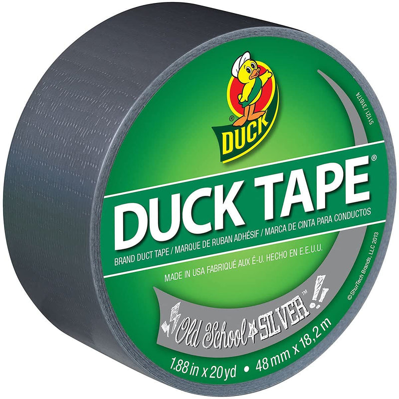 Shurtech Brands LLC 281932 Printed Duck Tape, 1.88"X 20 yd, Silver