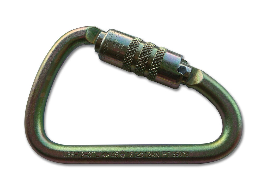 ProClimb USR-12-CTL Twist Steel Carabiner, 124 mm x 79 mm