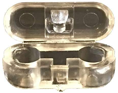 10 QTY: RollEase Clear Plastic Chain Connector for #10 or #6 Beaded Chain for Roller Shades