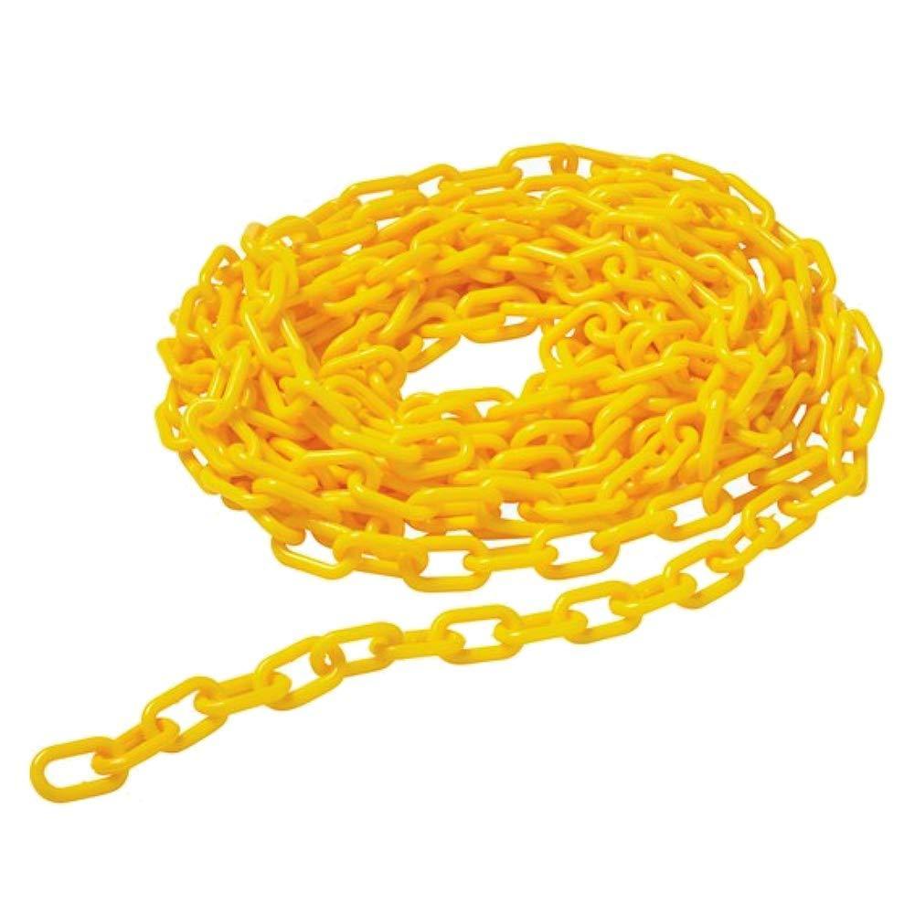 Rubbermaid Commercial 20-Inch Yellow Plastic Link Safety Barrier Chain for Use with Wet-Floor Safety Cones Accessories