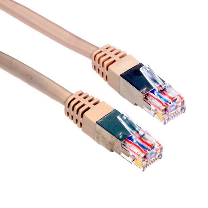 Amphenol MP-52RJ11SNNE-100 Category 5E Phone/Modem Patch Cable, RJ11, Shielded, 100', Beige 1