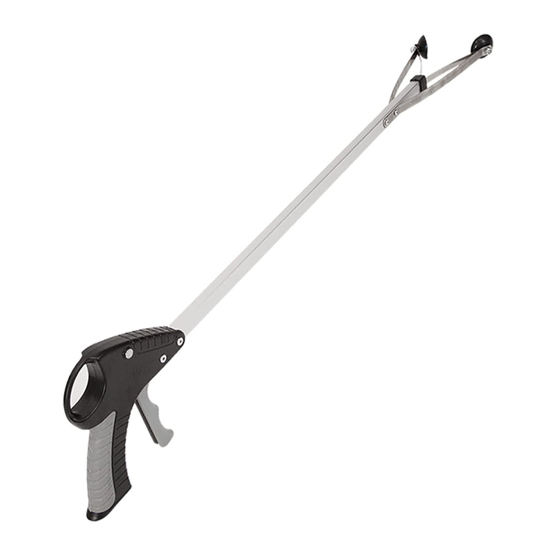 Vive Suction Cup Reacher Grabber - 32" Heavy Duty Mobility Grip Hand Aid - Handle Tool Light Bulb Remover, iPad Pickup, Long Handled Trash Litter Picker, Garbage Garden Nabber Extender - Handicap Arm 1