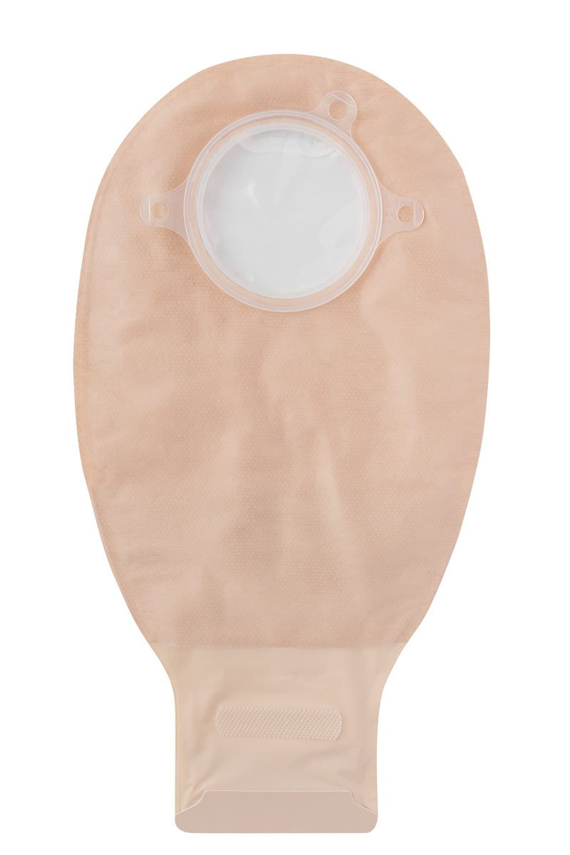 ConvaTec 416416 Natura 12" Drainable Pouch, 1 Sided Comfort Panel, Tail Closure, Filter, Transparent, 1-3/4" Flange, Pack of 10