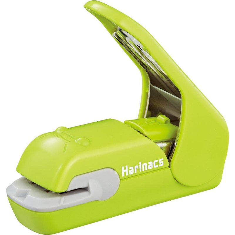 Kokuyo Harinacs Press Staple-free Stapler; With this Item, You Can Staple Pieces of Paper Without Making Any Holes on Paper. [Pink]［Japan Import］ (Green) Green