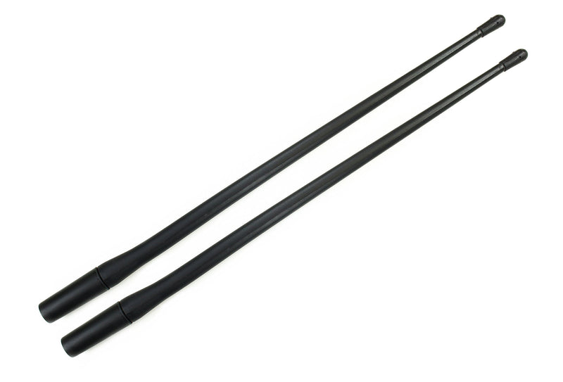 AntennaMastsRus - 13 Inch Flexible Rubber Antenna is Compatible with Harley Davidson Touring Tri Glide Ultra Classic FLHTCUTG (2009-2020) - 2 Pack