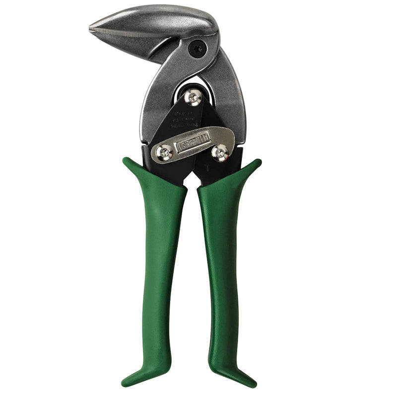 MIDWEST Aviation Snip - Right Cut Upright Tin Cutting Shears with Forged Blade & KUSH'N-POWER Comfort Grips - MWT-6900R
