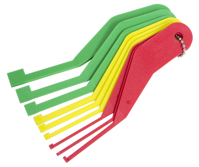 Lisle 81850 Combination Brake Lining Gauge Set,9 Combo Brake Guage