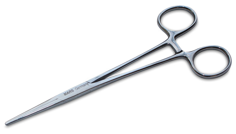 Mars Professional Hairpuller and Hemostat, Surgical Grade Stainless Steel and Locking Mechanism 6.25" Length