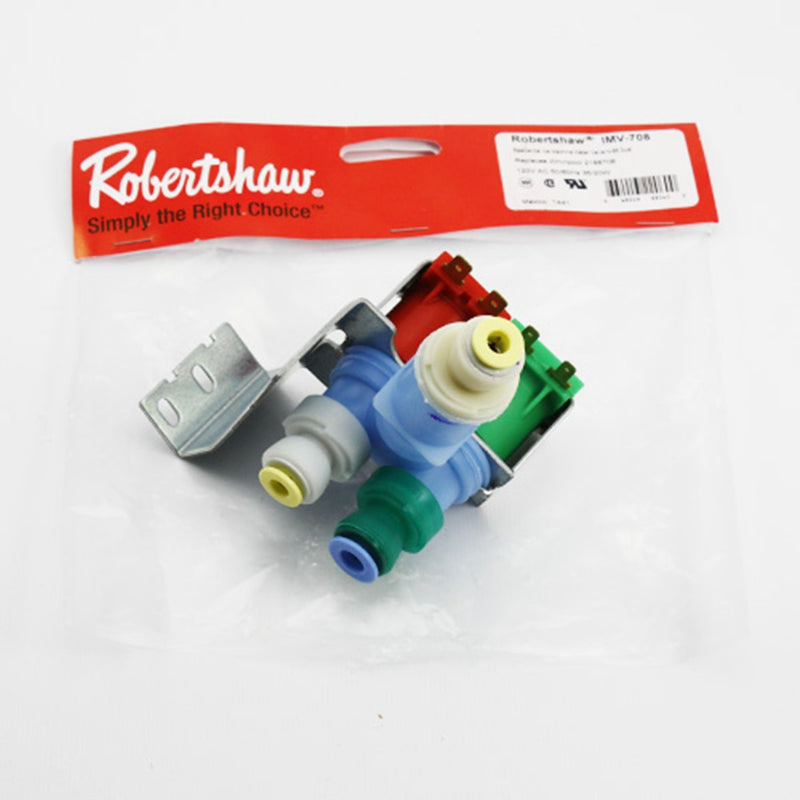 IMV708 W10408179 4389177 Whirlpool Kitchenaid Kenmore Refrigerator Water Valve by Robertshaw (Original Version) Original Version