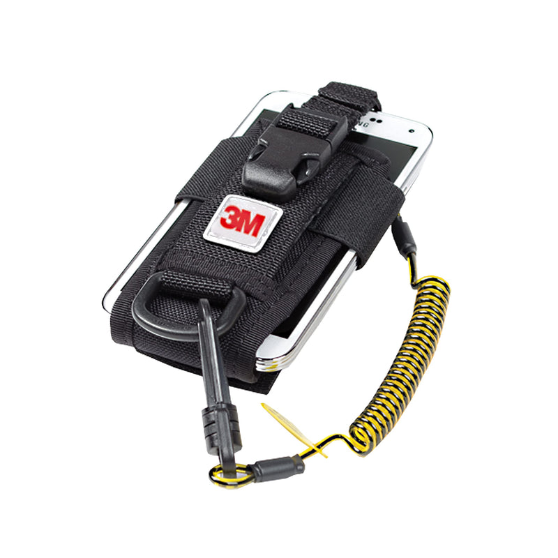 3M DBI-SALA Fall Protection For Tools,1500089,Adj Radio Holster Combo w/Clip2Loop Coil andMicro D-Ring,Size To Any Portable Radio/Small Device,Mount To Harness/Belt