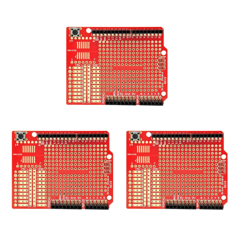 Gikfun Prototype Shield DIY KIT for Arduino UNO R3 Mega 328P (Pack of 3 Sets) Ek1038x3