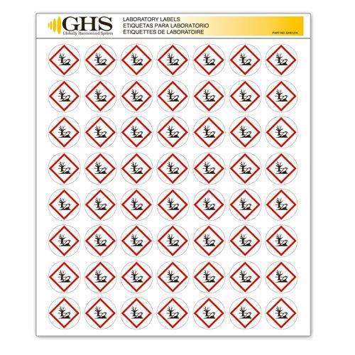 GHS/HazCom 2012: Hazard Class Pictogram Label, Environment Pollutant, 1" each (Pack of 1120)