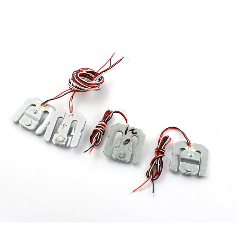 Uxcell 4Pcs 50 kg 110 lb, 3-Wired Half-Bridge Electronic Weighing Sensor