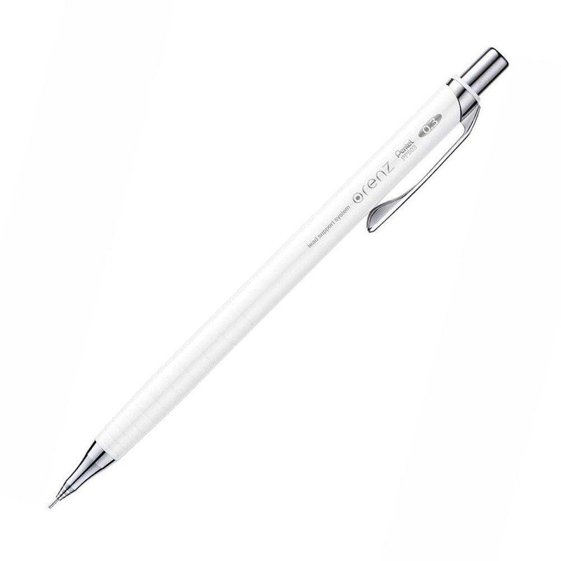 Pentel Mechanical Pencil, Orenz, 0.3mm, White (XPP503-W)