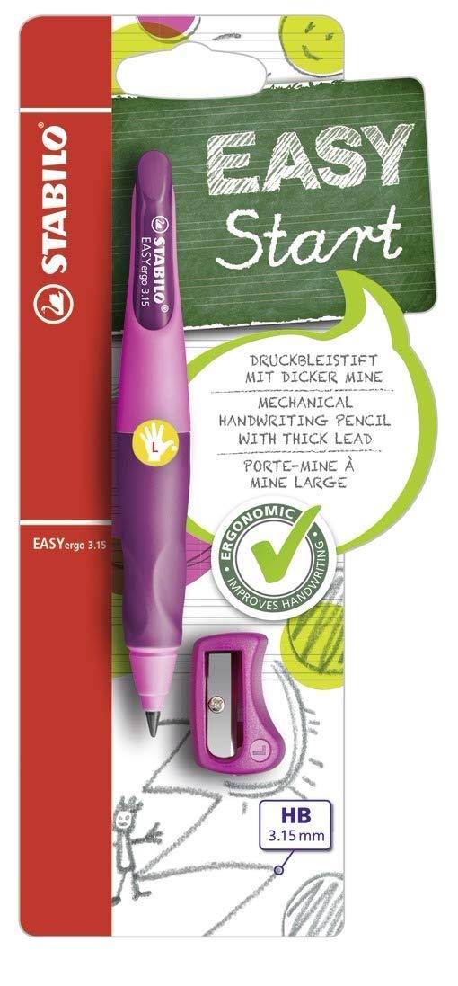 Stabilo 070429 Easyergo 3.15 Mechanical Pencil Left Handed Pink/Lilac , Multicolored