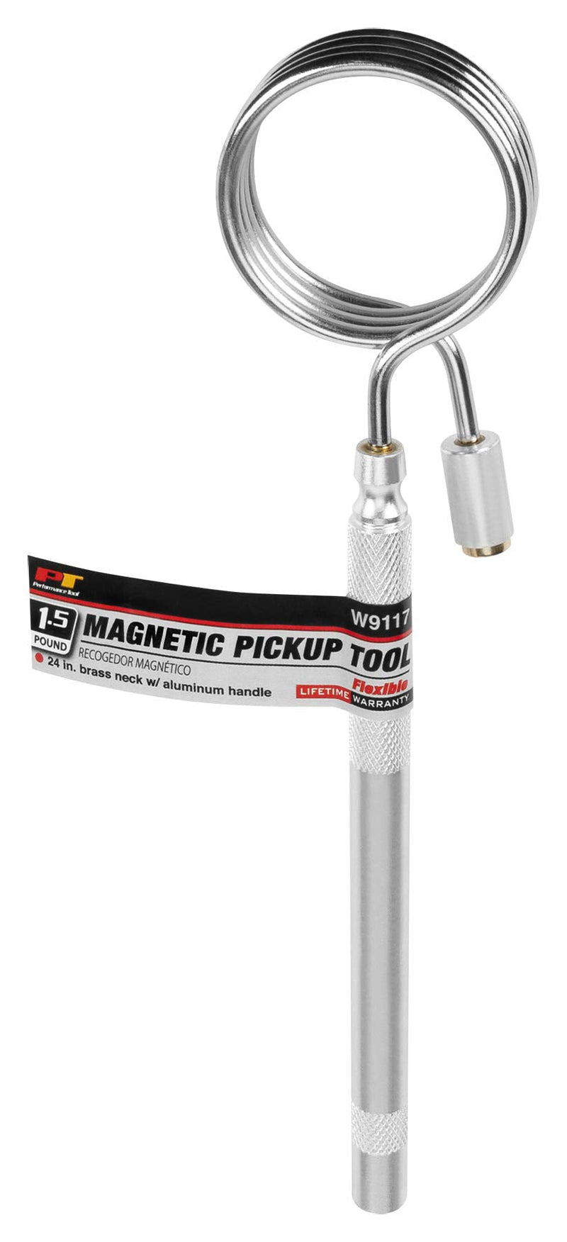 Performance Tool W9117 1.5 lb Rigid Flex Magnetic Pickup Tool 24" 24" Flexible Magnetic Pickup Tool