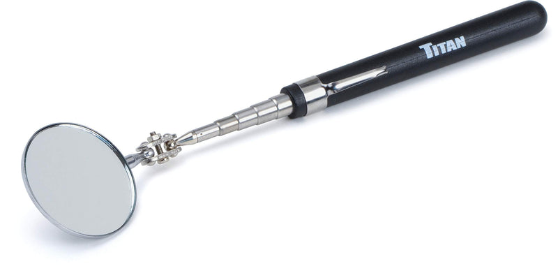 Titan 11186 Telescoping Inspection Mirror Round - Extends to 28-1/2"