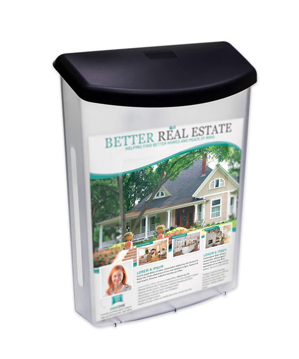 Source One Premium Large Outdoor Real Estate Style Brochure Holder 1 Pack