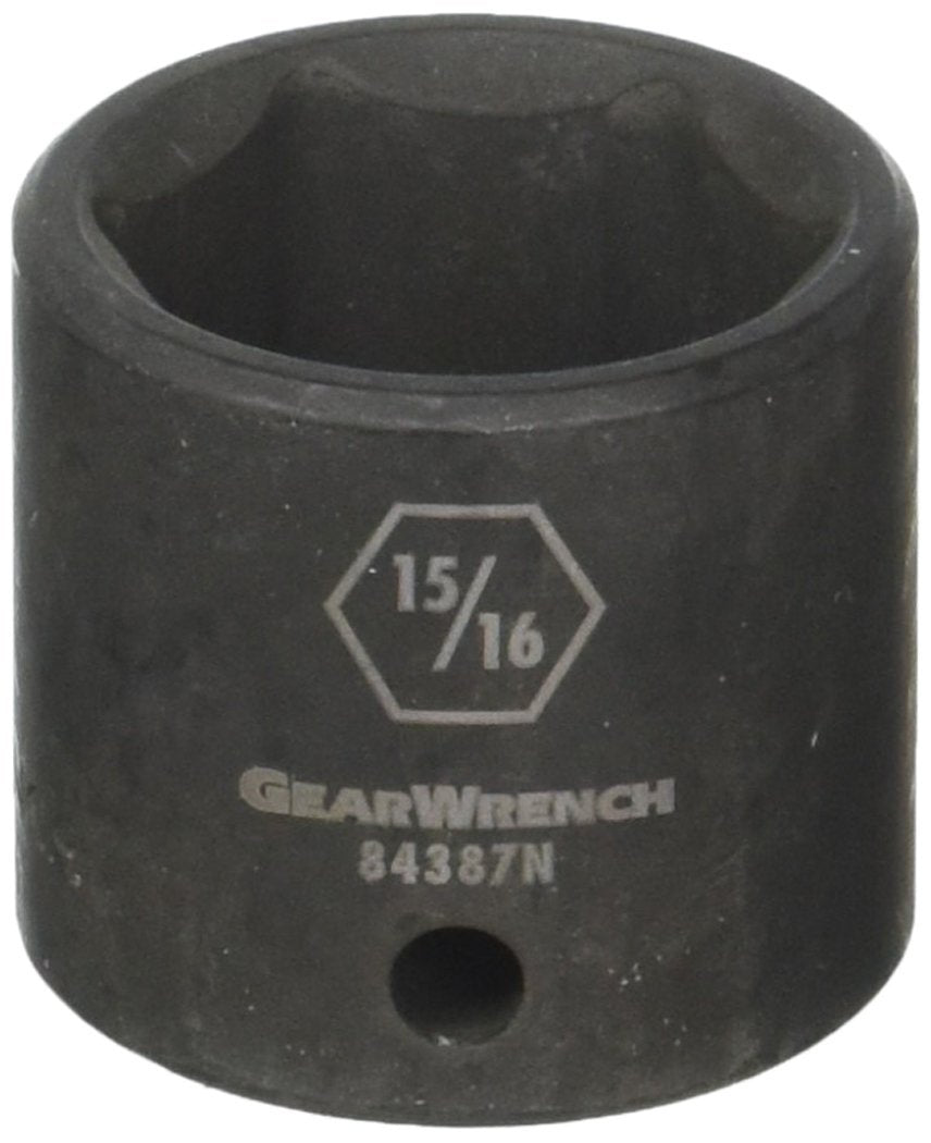 GEARWRENCH 3/8" Drive Standard Impact SAE Socket 15/16", 6 Point - 84387N