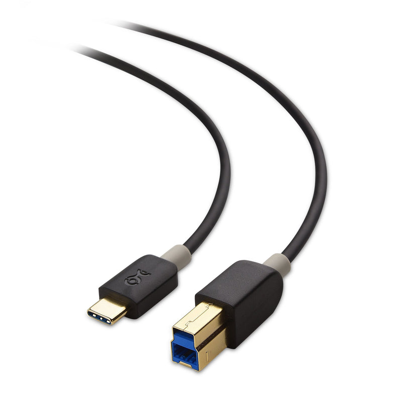 Cable Matters USB C to USB B 3.0 Cable (USB C to USB Type B 3.0, 3.0 USB B to USB C) in Black 3.3 Feet 3.3 ft