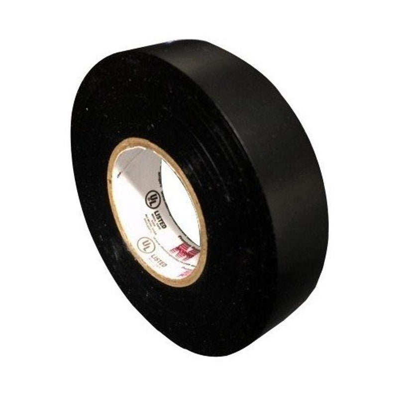 Morris 60110 Black Professional Grade Vinyl Electrical Tape, 7 mil, 66' Length, 3/4" Width