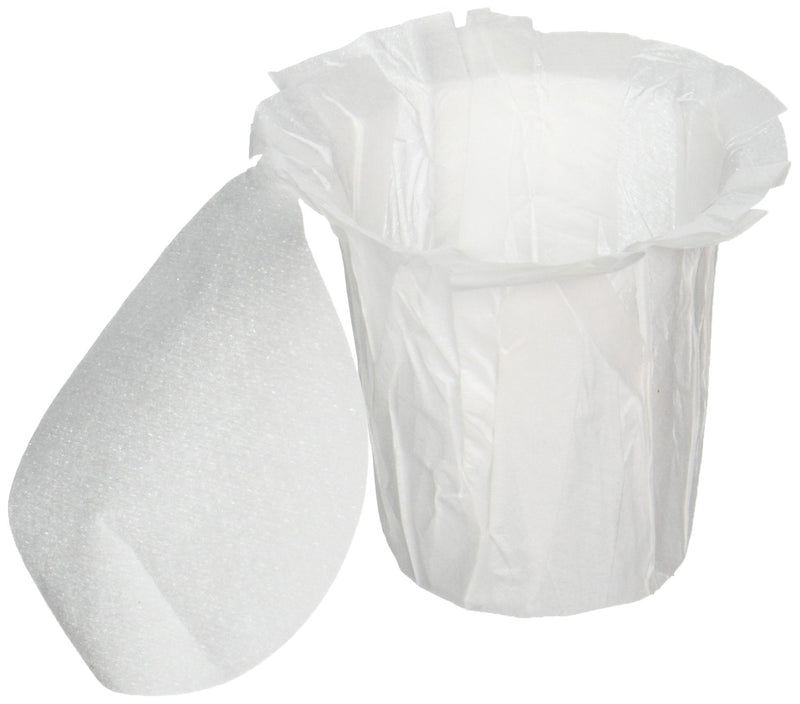 EZ-Carafe Disposable K-Carafe Paper Filters with Patented Top Lid | Compatible and For Use with Keurig 2.0 K-Carafe Reusable Coffee Pods, 4-Pack (120 Filters)