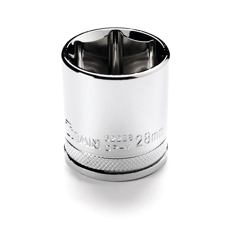 Titan 62228 28mm 1/2" Drive 6 Pt. Socket