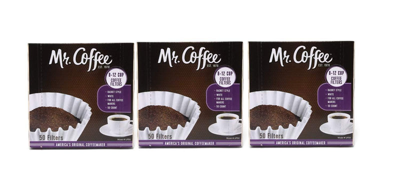 Mr. Coffee 8-12 cup Coffee Filters 50 pack ( 3 count - 150 total filters )