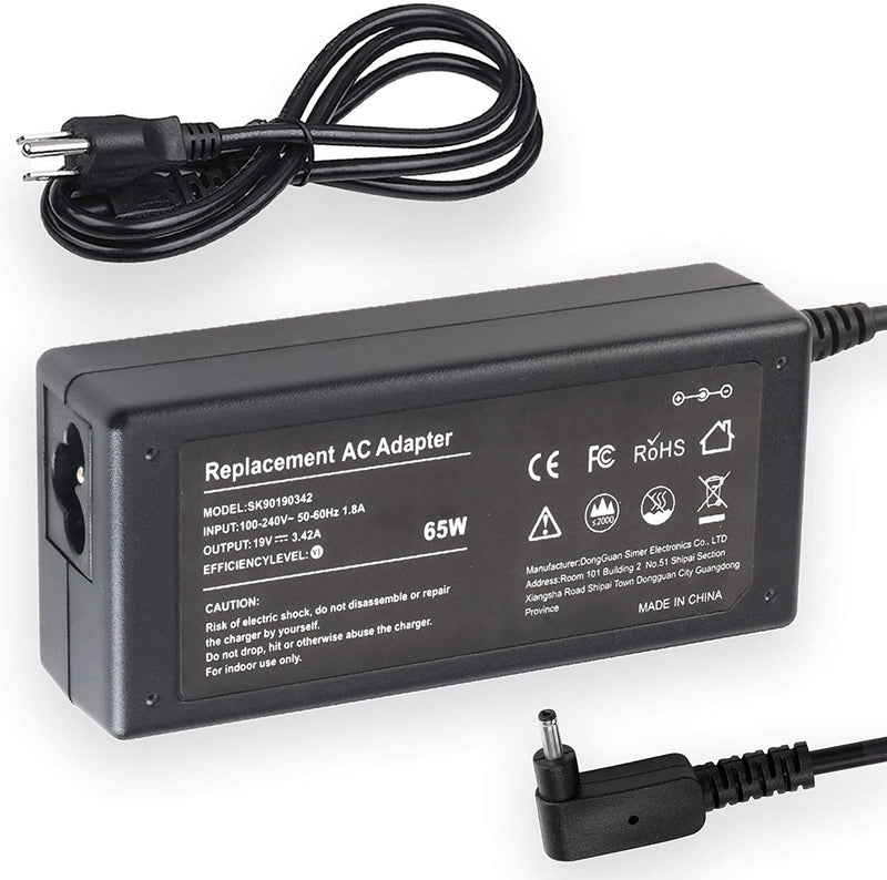 AC Adapter Charger for Acer Chromebook 11 C740 Series, C740-C3P1, C740-C4PE; Acer Aspire V3-331-P11X, V3-371-51UJ, V3-371-52GP Laptop Notebook Battery Power Supply Cord Plug