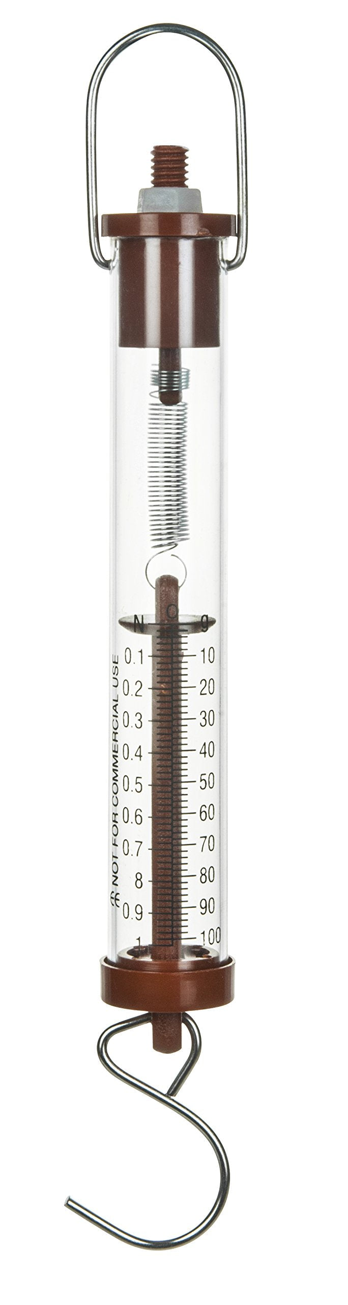 Newton Force Meter Spring Scale - Max Capacity 1N, 100gm, Dual Scale Labeled.