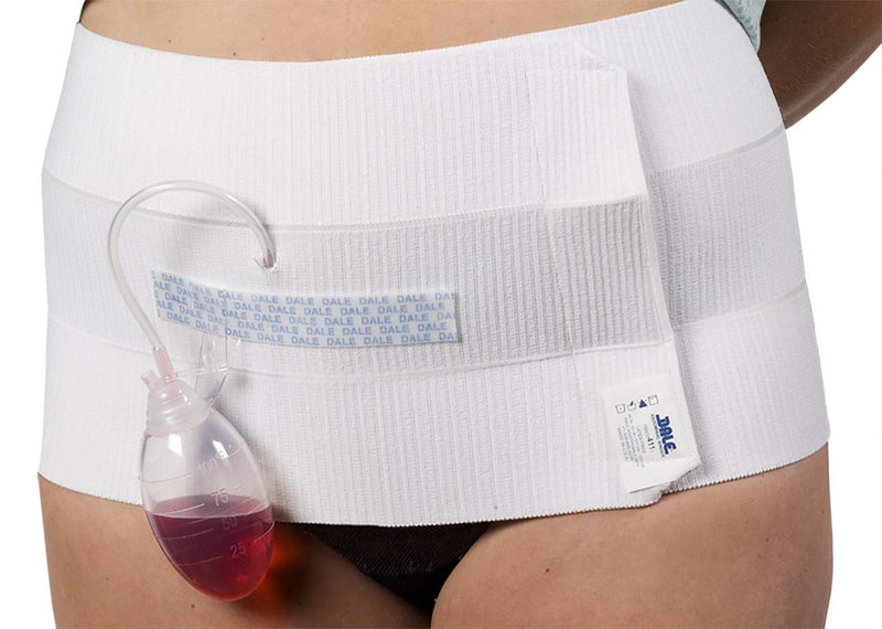 Dale Medical 418 Abdominal Binder, 3 Panel, 9" Wide, Stretches to Fit 60"-75" 9" Wide / Stretches 60" - 75"