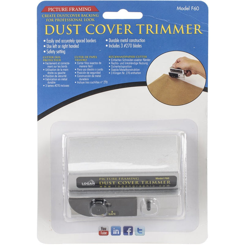 Logan Graphic Products Picture Framing Dust Cover Trimmer (F60) 1 Pack