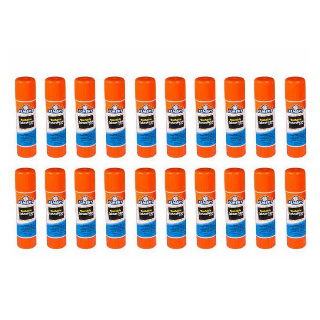 Elmers Washable All-Purpose School Glue Sticks.24 Ounc Each, 20-Pack