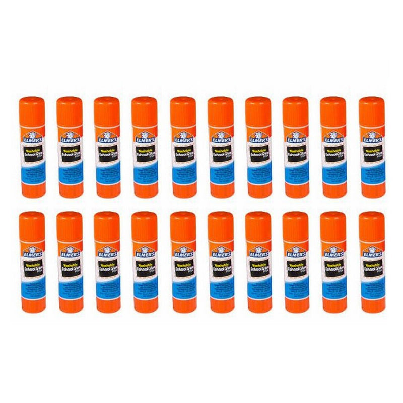 Elmers Washable All-Purpose School Glue Sticks.24 Ounc Each, 20-Pack