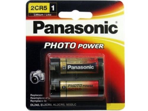 Panasonic 2Cr5 6 Volt Photo Lithium Battery (245, Dl245, El2Cr5)