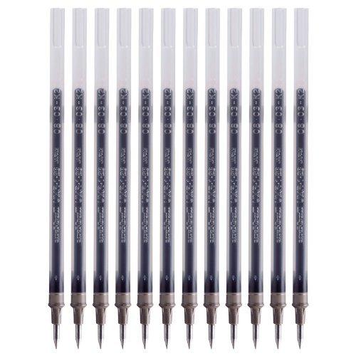 Uni-ball Signo DX UMR-1 Refill for UM-151 Ultra-FINE LINE-12 Pcs-0.38mm Ball(Black) / Attached with Dbmier A750 Mini Notebook Black