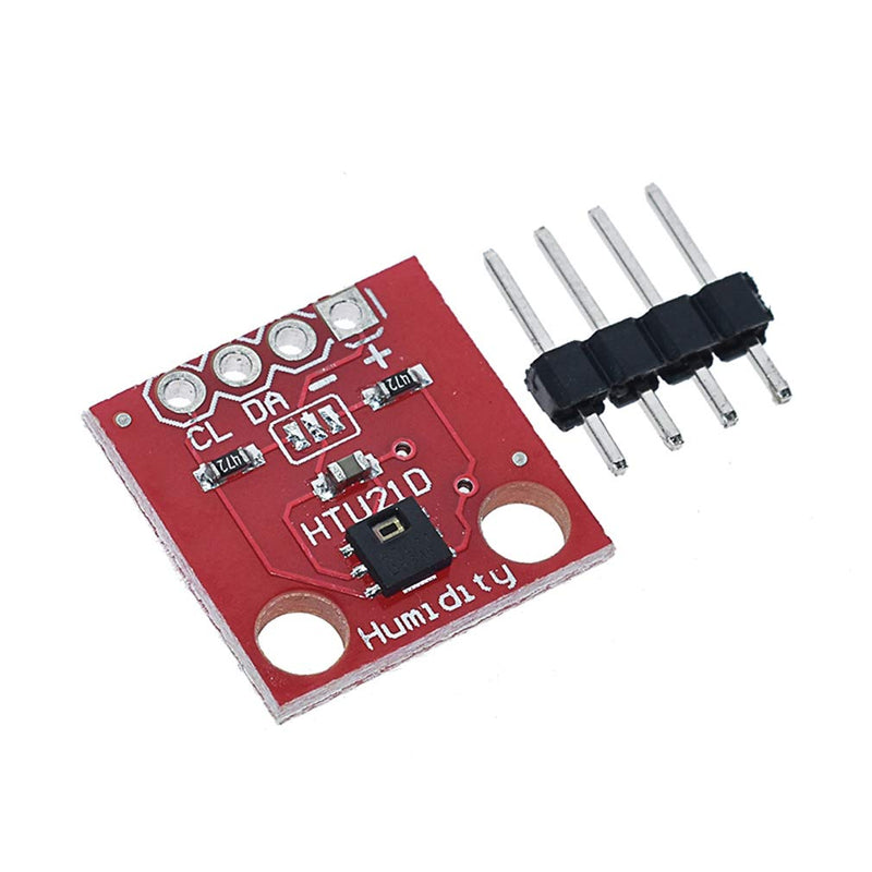 HiLetgo HTU21D Temperature Humidity Sensor Breakout Module I2C IIC 1.5V-3.6V Replace SHT15 Compatible to SHT20 SHT21