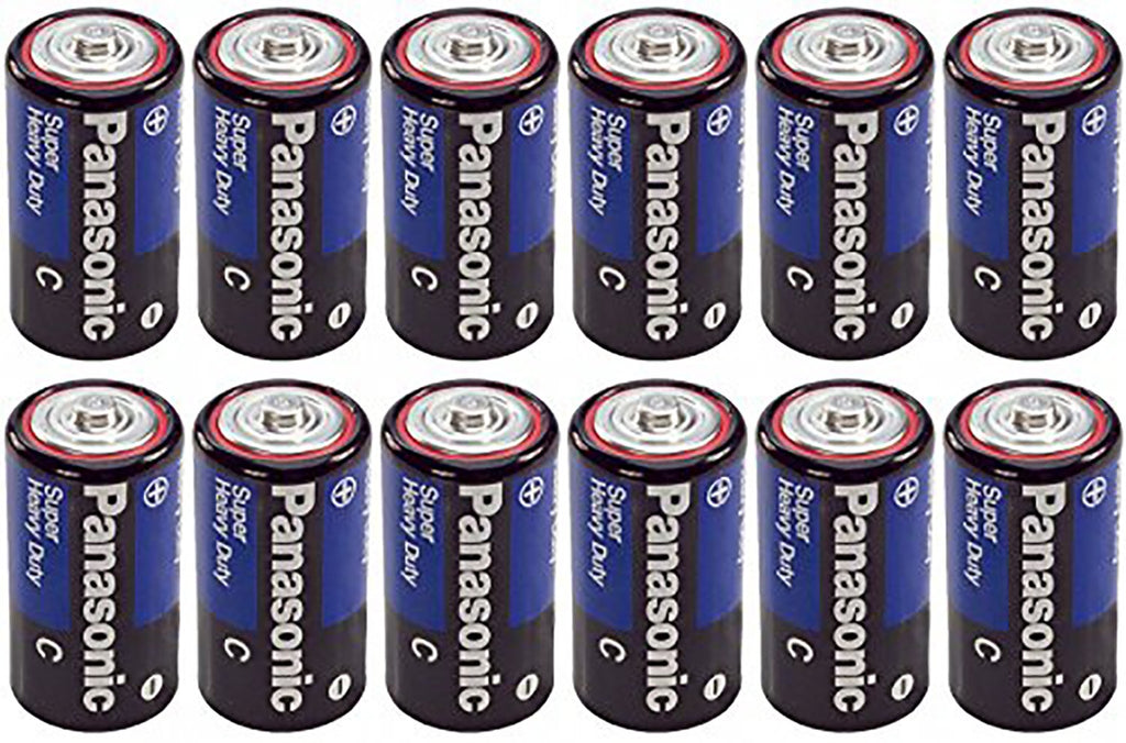 Panasonic Heavy Duty C Batteries X 12